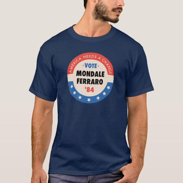 Vote Mondale/Ferraro '84 T-Shirt (Front)