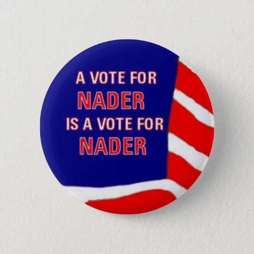 Vote Nader Button