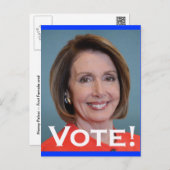 Vote Nancy Pelosi Postcard (Front/Back)