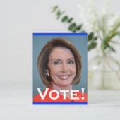 Vote Nancy Pelosi Postcard (Standing Front)