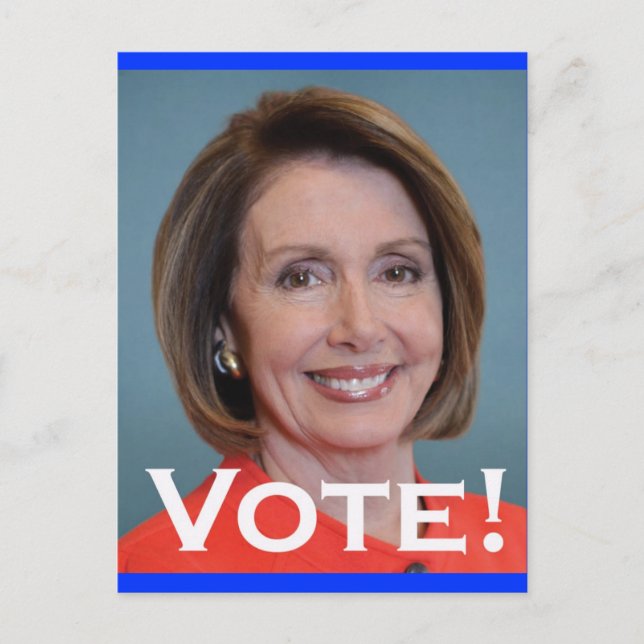 Vote Nancy Pelosi Postcard (Front)