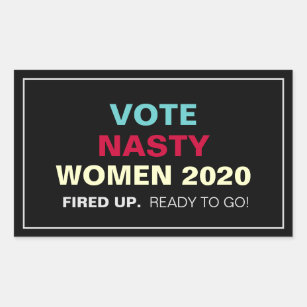 Nasty Woman Sticker N002S Feminism Anti Trump Women’s Liberation 