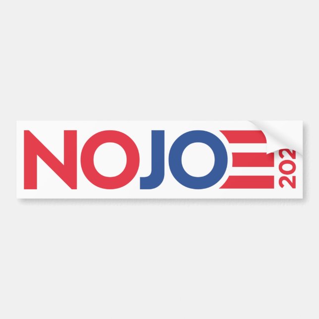 Vote No on Joe Biden bumper sticker (Front)