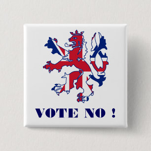 Vote no Scottish independence Button