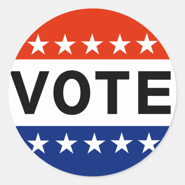 vote now stickers | Zazzle