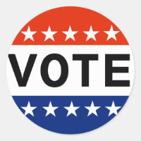 vote now stickers