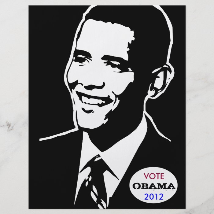 VOTE OBAMA, 2012 flyer