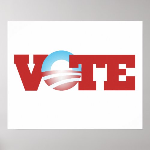 Vote Obama 2012 Poster
