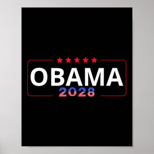 Vote Obama 2028 Retro Obama President 2028 Obama 2 Poster