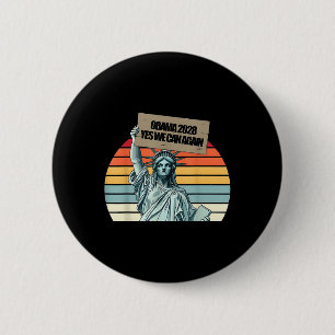 Vote Obama 2028 Yes We Can Again President Button