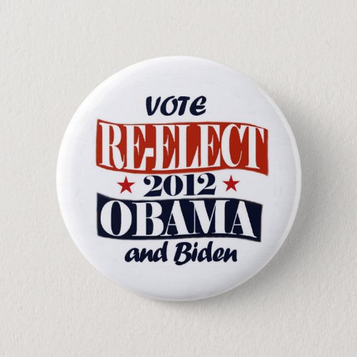 Vote Obama Biden Button