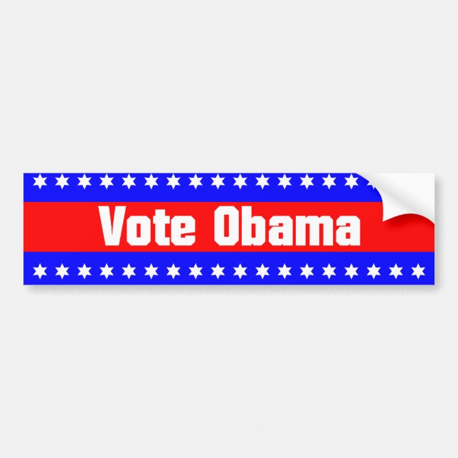 Vote Obama Bumper Sticker (Front)