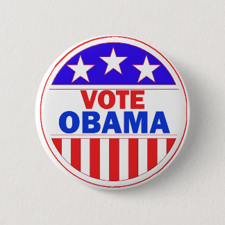 Vote Obama Button