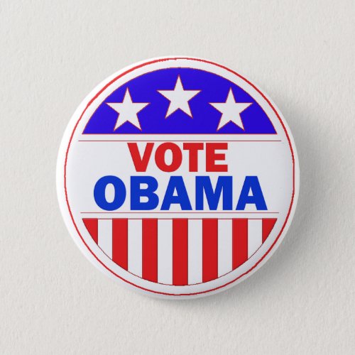 Vote Obama Button