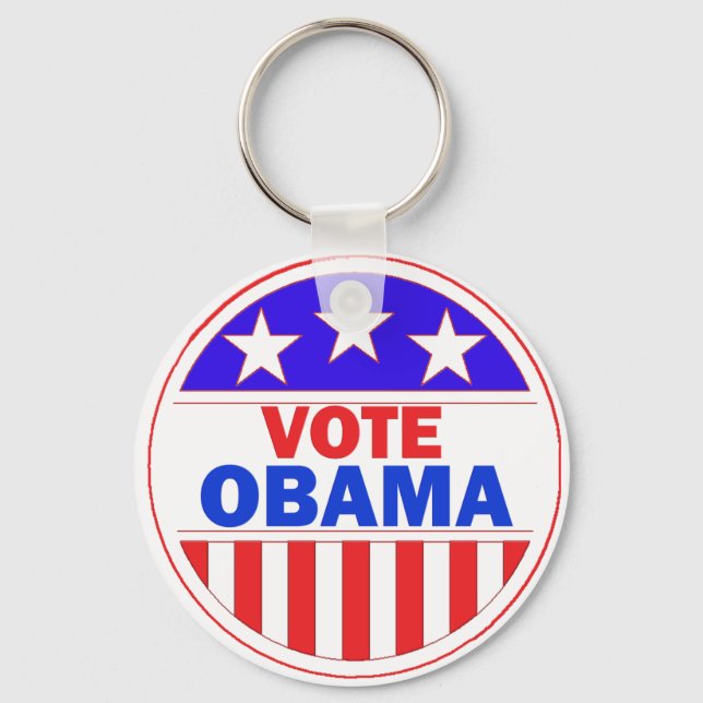 Vote Obama Keychain (Front)