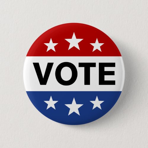 Vote on election day pin back button