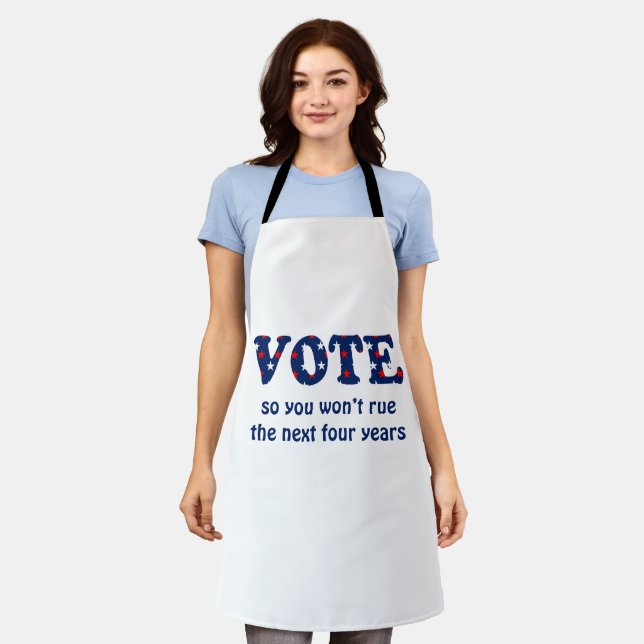 Vote or Rue The Election Apron (Worn)