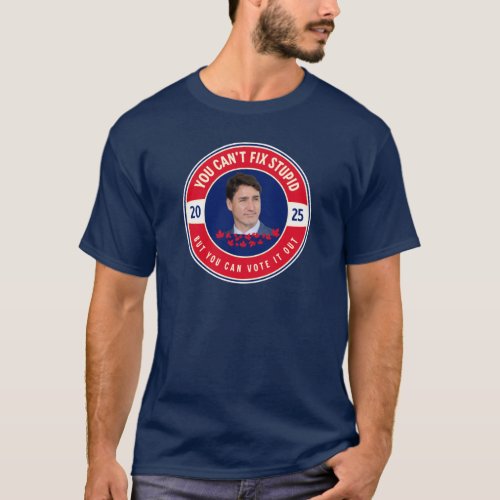 Vote Out Justin Trudeau  Canadian Political Humor T_Shirt