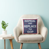 Vote out the GOP! Resist! Throw Pillow (Chair)