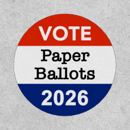 Vote Paper Ballots 2026 Midterm Election Paper Cup Patch