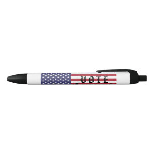 Vote patriotic elections USA American flag change Pen
