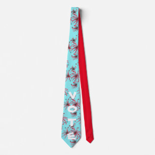 VOTE Patriotic Fireworks Election Day USA Tie