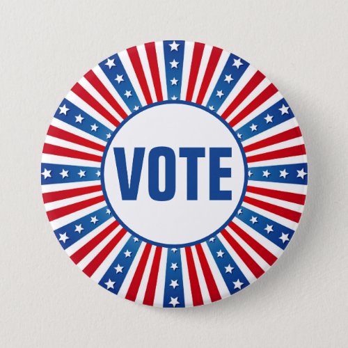 Vote Patriotic USA Button