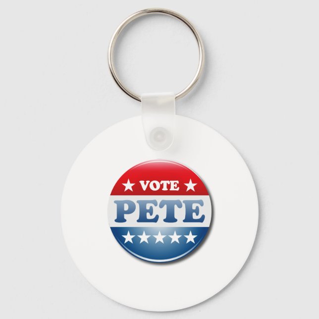 Vote Pete 2020 Keychain (Front)