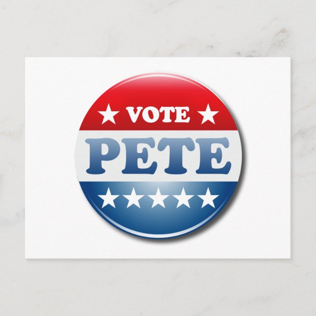 Vote Pete 2020 Postcard (Front)