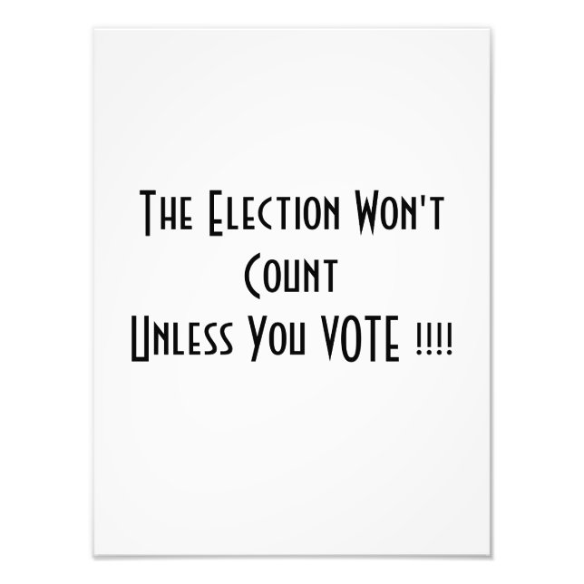 VOTE  PHOTO PRINT (Front)