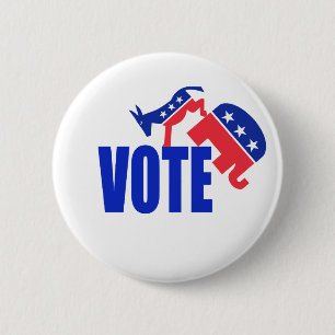 VOTE PINBACK BUTTON