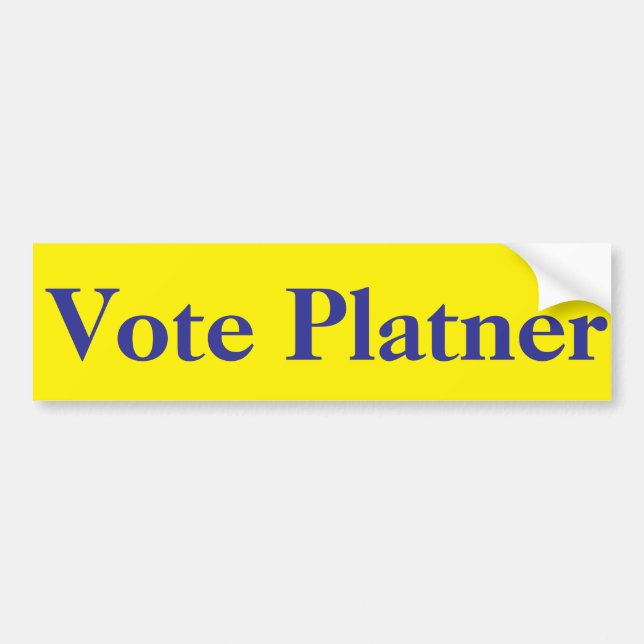 Vote Platner, Graham Platner against Susan Collins Bumper Sticker (Front)