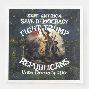 Vote Political FW FV HG Trump Republican Party Paper Dinner Napkins