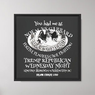 Vote Political Patriotic Trump Republican Party Canvas Print