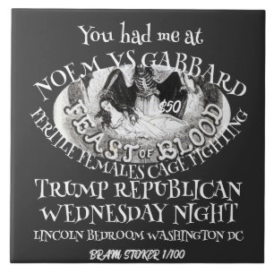 Vote Political Patriotic Trump Republican Party Ceramic Tile