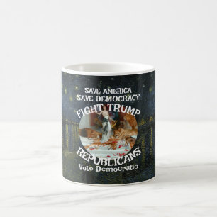 Vote Political Patriotic Trump Republican Party Coffee Mug