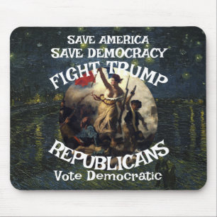 Vote Political Patriotic Trump Republican Party Mouse Pad