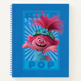 Vote Pop Music - Poppy Notebook