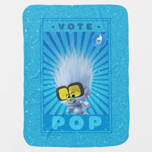 Vote Pop Music _ Tiny Diamond Baby Blanket