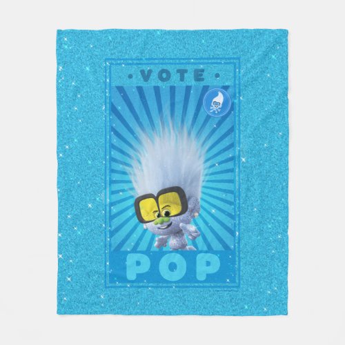Vote Pop Music _ Tiny Diamond Fleece Blanket