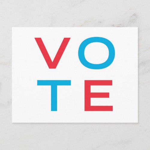 vote postcard