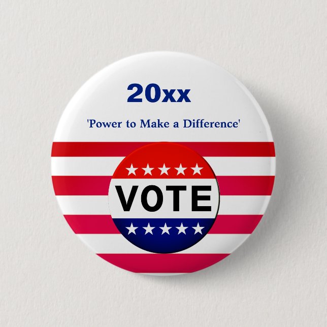 Vote Power - Campaigning Button (Front)