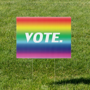 "vote" pride lgbtq lgbt sign