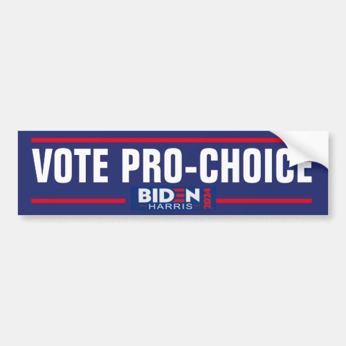 VOTE PRO_CHOICE BUMPER STICKER