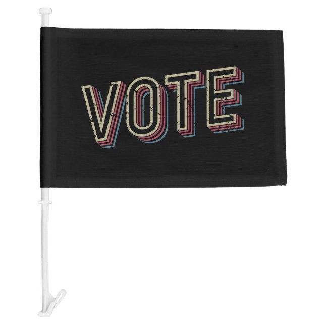 Vote Pro Choice President Election Feminist  Car Flag (Front)