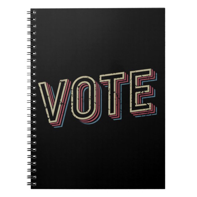 Vote Pro Choice President Election Feminist  Notebook (Front)
