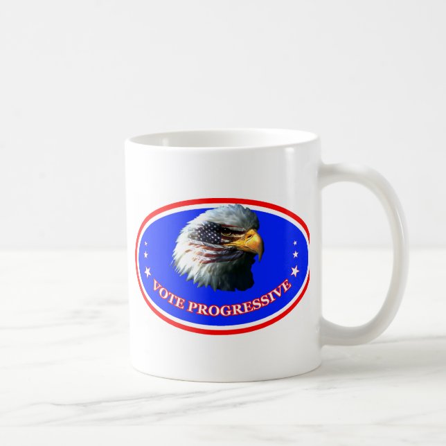VOTE PROGRESSIVE COFFEE MUG (Right)