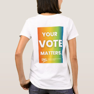VOTE Rainbow T Shirt