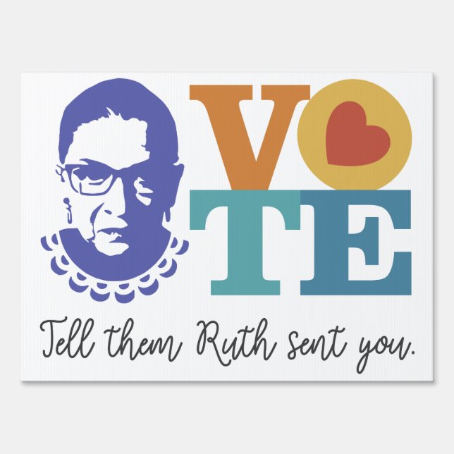 Vote RBG - Yard Sign (Front)