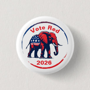 Vote Red 2026 Button